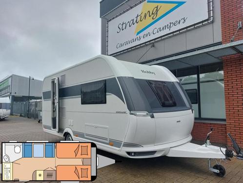 Hobby Excellent 460 SL NIEUW!! ENKELE BEDDEN, Caravans en Kamperen, Caravans, Bedrijf, tot en met 3, 1000 - 1250 kg, Overige, Hobby