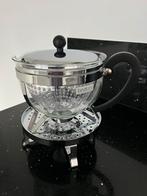 Theepot Bodum Chambord Black -Bodum Chambord Rechaud - RVS, Ophalen of Verzenden, Zo goed als nieuw
