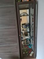 Vitrinekast met glazen deuren gratis afhalen, Huis en Inrichting, Minder dan 50 cm, Met deur(en), Ophalen of Verzenden, Zo goed als nieuw