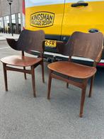 2 vintage eetkamerstoelen Hans Olsen Deens, Ophalen, Gebruikt, G, Twee