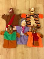 4x Poppenkast handpoppen Disney sprookjes, Ophalen of Verzenden, Zo goed als nieuw, Overige typen