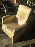 Leren fauteuil verstelbaar, Ophalen, Gebruikt, 75 tot 100 cm, Leer