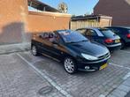 Peugeot 206 2.0 16V CC Zwart met infotainment en trekhaak, 136 pk, 4 cilinders, Cabriolet, 4 stoelen