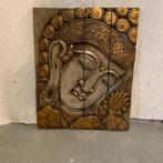 Houten boeddha paneel - handgemaakt –bij TTM Wonen, TTM Wonen, Meubels – (Perzische) Tapijten en Woonaccessoires, Taag 63, 2491 CS, Den Haag (Forepark)