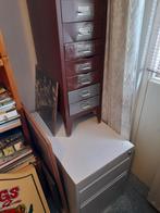 Stalen ladekasten en wandmeubel, Minder dan 50 cm, Gebruikt, Metaal, Ophalen of Verzenden