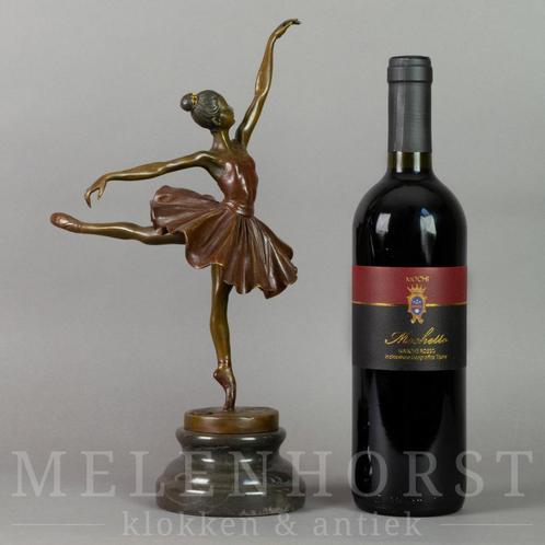 Bronzen beeld balletdanseres, 32 cm, hoge kwaliteit, Verzamelen, Beelden en Beeldjes, Nieuw, Mens, Ophalen of Verzenden