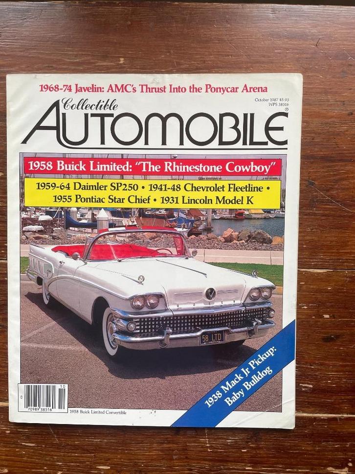 Collectible Automobile Magazine Vol. 4-3 Oct 1987, Boeken, Auto's | Folders en Tijdschriften, Gelezen, Algemeen, Ophalen of Verzenden