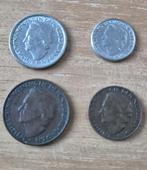 1948 1cent 5cent 10 cent 25 cent Wilhelmina setje, Verzenden, Koningin Wilhelmina, 1 cent, Zilver