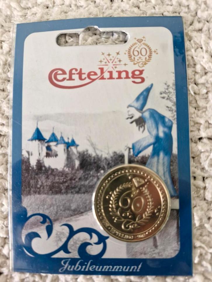 Efteling jubileum munt 60 jaar, Verzamelen, Efteling, Nieuw, Ophalen