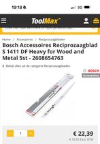 Bosch S1411DF Reciprozaagbladen - Nieuw! 5 stuks, Doe-het-zelf en Verbouw, Gereedschap | Machine-onderdelen en Toebehoren, Ophalen of Verzenden