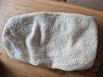 Teddy merinowol wieg hoeslaken, Ophalen of Verzenden, Gebruikt, Wit, Jongetje of Meisje