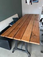 Boomstam tafelblad 240 x 90 x 3, Huis en Inrichting, Tafels | Eettafels, Ophalen, Gebruikt, 200 cm of meer, 50 tot 100 cm