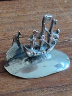 Zilver miniatuur schepen 4x 3.5cm, Antiek en Kunst, Ophalen of Verzenden, Zilver