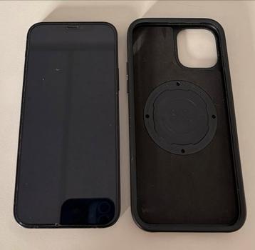 iPhone 12 Zwart 64GB en Quad Lock hoesje, stekker en snoer beschikbaar voor biedingen