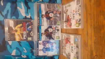6 stuks Playstation 3 voetbal games  beschikbaar voor biedingen