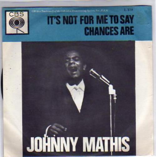 Johnny Mathis- It's not for me to Say, Cd's en Dvd's, Vinyl Singles, Zo goed als nieuw, Pop, Verzenden