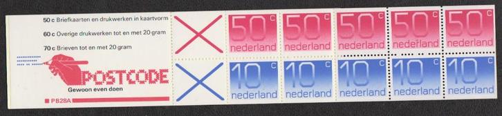 Nederland postzegelboekje PB 28 Postfris ; PB voor 10% CW, Postzegels en Munten, Postzegels | Nederland, Postfris, Na 1940, Verzenden
