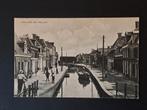 Kollum Friesland Volk op de Wallen 1920, Verzamelen, Ansichtkaarten | Nederland, Ophalen of Verzenden, Voor 1920, Gelopen, Friesland