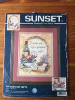 borduurpakket The Greatest Gifts sunset voorbedrukt Marti, Ophalen of Verzenden, Nieuw, Handborduren, Borduurpakket