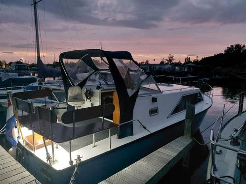 Nette stalen kruiser 9 mtr x 260, Watersport en Boten, Motorboten en Motorjachten, Gebruikt, Staal, 9 tot 12 meter, Diesel, Binnenboordmotor