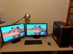Complete Game PC ASUS ROG i7, 16GB, GTX 970, twee monitoren, Computers en Software, Desktop Pc's, Ophalen, Met monitor, Zo goed als nieuw