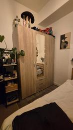 Kledingkast met spiegel en lades | 3 deuren | 210x150x60, Gebruikt, Overige materialen, 100 tot 150 cm, 200 cm of meer