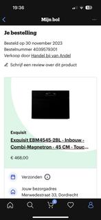 Exquisit EBM4545-2BL, Ophalen of Verzenden, Zo goed als nieuw, 45 tot 60 cm, Oven