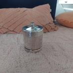 Verzilverd sigarettendoosje., Antiek en Kunst, Antiek | Goud en Zilver, Ophalen of Verzenden