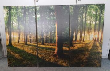 drieluik bos 1 paneel is 80,5 x 40 cm beschikbaar voor biedingen