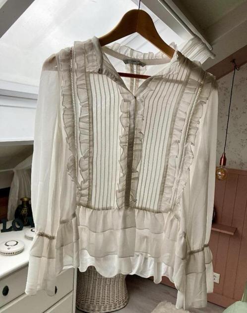 ONLY Erg mooi offwhite blousje , maatje 36, Kleding | Dames, Blouses en Tunieken, Zo goed als nieuw, Maat 36 (S), Wit, Ophalen