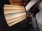 Vintage teakhouten schaarlamp kap helemaal goed !zo aan muur, Ophalen of Verzenden, Zo goed als nieuw