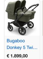 Nieuwe Bugaboo Twins Compleet - Ook als Buggy!, Kinderwagen, Nieuw, Ophalen of Verzenden, Duowagen
