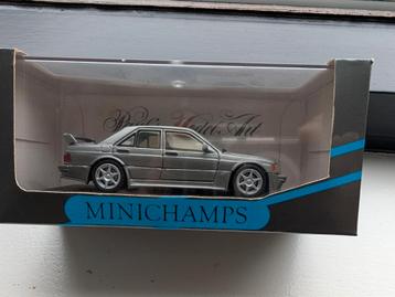 Model Auto Mercedes 190e 2.5-16 Evo1 en evo2 Minichamps  beschikbaar voor biedingen