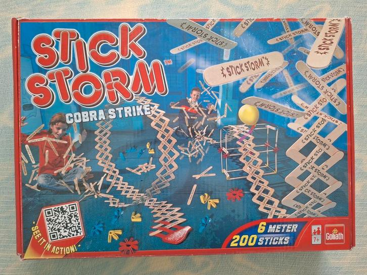 Stick Storm Bouwspel - Creatief en Leuk! SINT TIP, Kinderen en Baby's, Speelgoed | Bouwstenen, Zo goed als nieuw, Overige merken