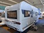 Hobby De Luxe 460 UFE 2025 Fransbed/Rondzit, Caravans en Kamperen, Caravans, Schokbreker, Rondzit, Hobby, Bedrijf