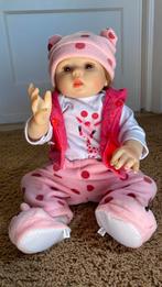 Reborn baby doll pop meisje, Ophalen of Verzenden, Zo goed als nieuw, Babypop