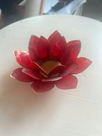 Lotus sfeerlicht rood, Overige materialen, Ophalen of Verzenden, Zo goed als nieuw, Minder dan 25 cm