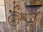 Toffe wand bloembak model fiets van metaal, nieuw, Ophalen, Onbekend, Nieuw, Onbekend