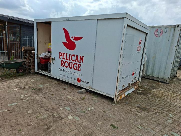 berging fietsenhok opslagruimte schuur tijdelijke opslag, Tuin en Terras, Bergingen en Tuinkasten, Gebruikt, Containerberging