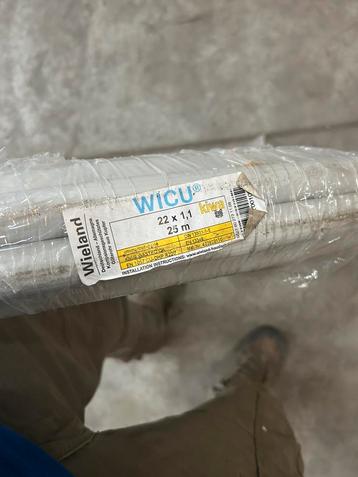 WICU koperen gas , waterleiding met mantel 22mm beschikbaar voor biedingen