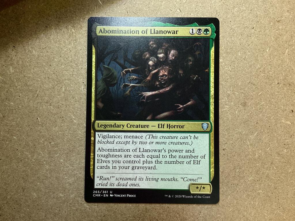 1x Abomination of Llanowar [265/361] (Near Mint), Ophalen of Verzenden, Zo goed als nieuw, Losse kaart