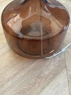 Vintage Schemerlamp met Kap, Ophalen of Verzenden, Gebruikt, Glas, Minder dan 100 cm