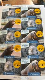 Kortingscodes dolfinarium, Tickets en Kaartjes, Drie personen of meer, Kortingsbon, Overige typen