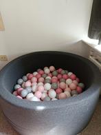 Ballenbak met circa 200 ballen roze grijs wit Miiimi kids, Kinderen en Baby's, Speelgoed | Overig, Jongen of Meisje, Ophalen of Verzenden
