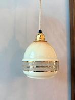Vintage glazen hanglamp, Ophalen of Verzenden, Zo goed als nieuw, Minder dan 50 cm