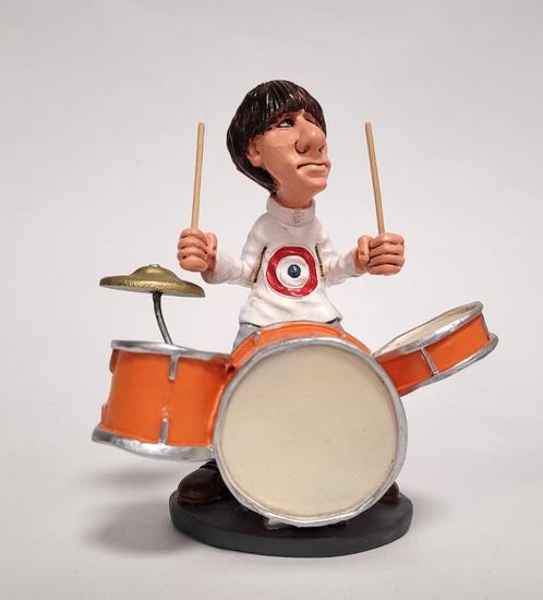 Keith Moon The Who beeldje by Warren Stratford woondeco deco, Verzamelen, Muziek, Artiesten en Beroemdheden, Nieuw, Foto of Kaart