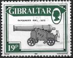 Gibraltar 1987 mi.532  wapens GESCHUT, Postzegels en Munten, Postzegels | Europa | Overig, Overige landen, Verzenden, Gestempeld