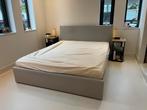 IKEA Gladstad king bed met matras - king bed with mattress, Ophalen, Gebruikt, Wit, Tweepersoons