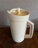 Vintage Tupperware sapkan 1L, Ophalen of Verzenden, Gebruikt, Crème, Beker of Kan