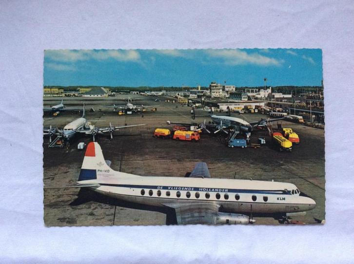Vliegveld Schiphol Amsterdam Tankwagens Shell, Verzamelen, Ansichtkaarten | Nederland, Ongelopen, Noord-Holland, 1960 tot 1980